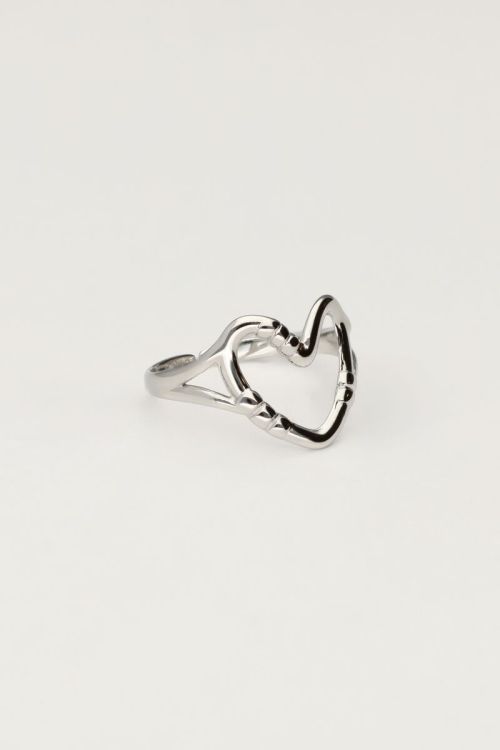 Statement ring with open heart | My Jewellery
