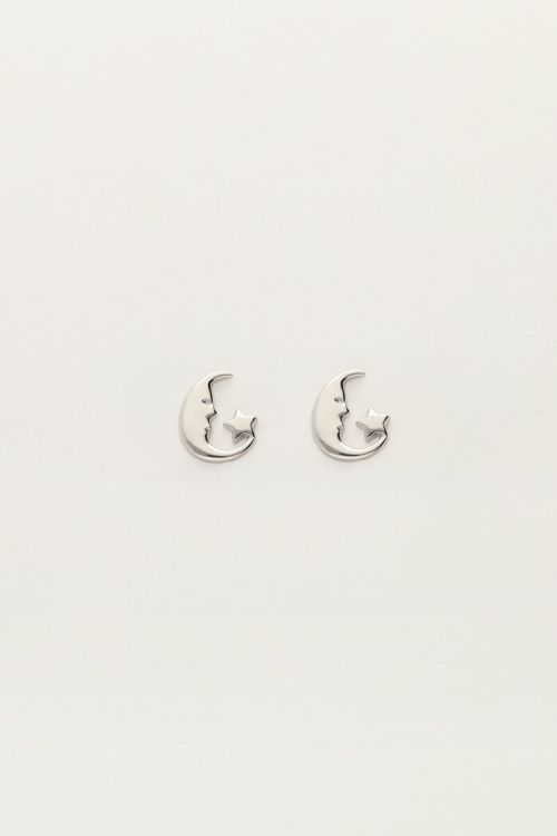 Studs moon and star | My Jewellery