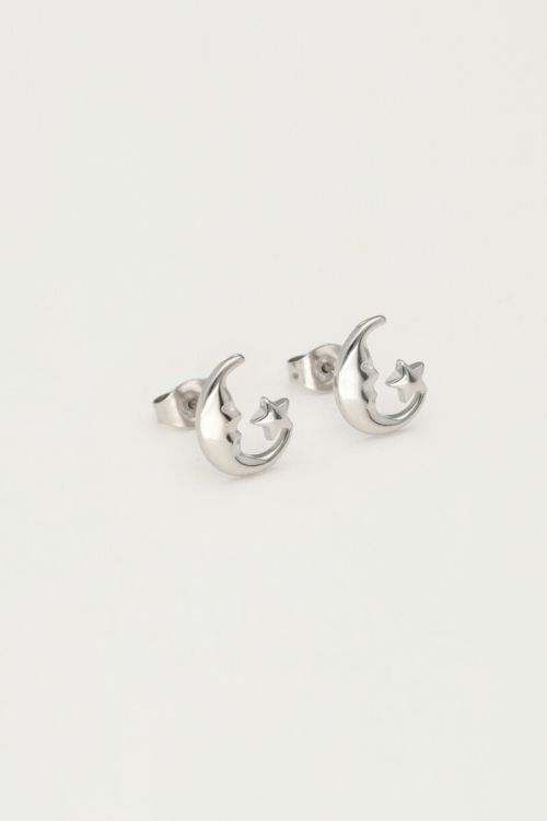 Studs moon and star | My Jewellery