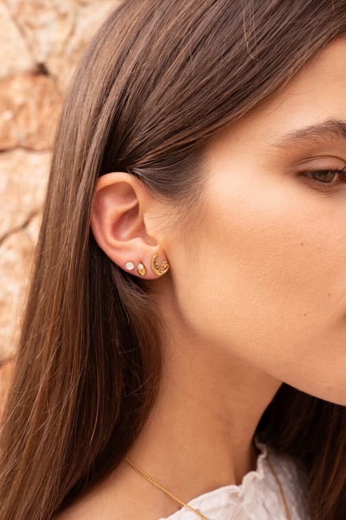 Studs moon and star | My Jewellery