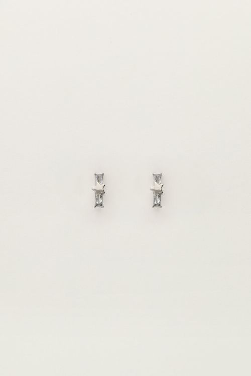 Studs star with rhinestones | My Jewellery