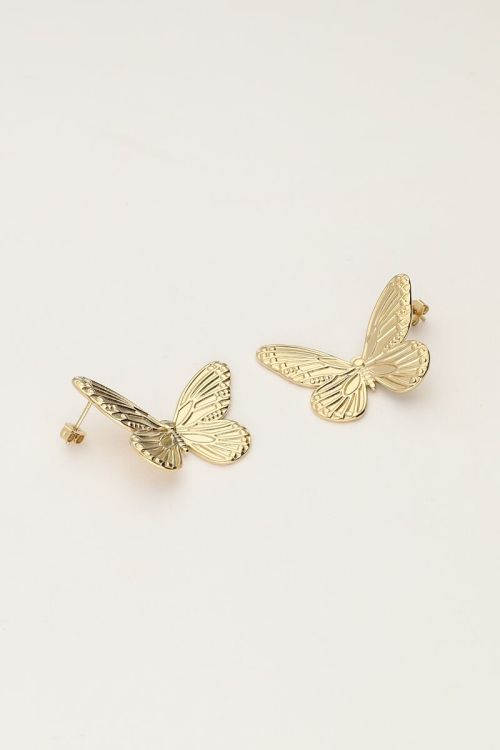 Studs with butterfly | My Jewellery