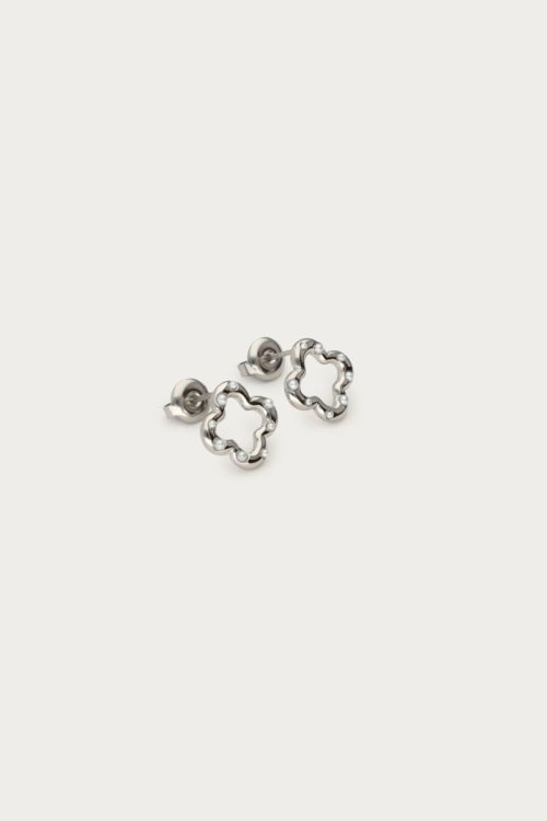Studs with clover and imitation pearls | My Jewellery