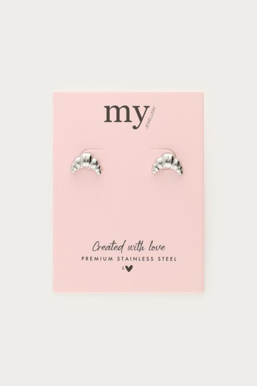 Studs with croissant | My Jewellery