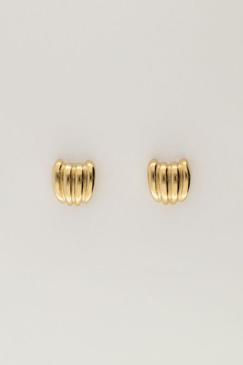 Studs with four lines | My Jewellery
