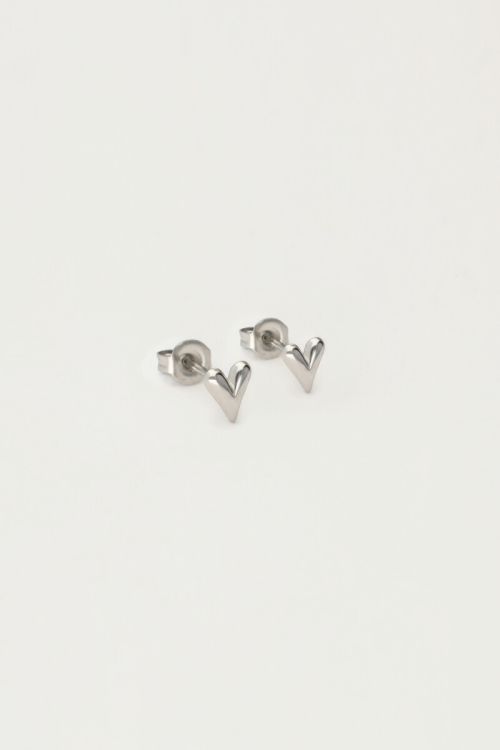 Studs with mini heart | My Jewellery