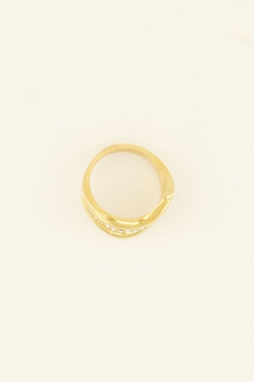 Stijlvolle ring met kronkelend patroon  | My Jewellery
