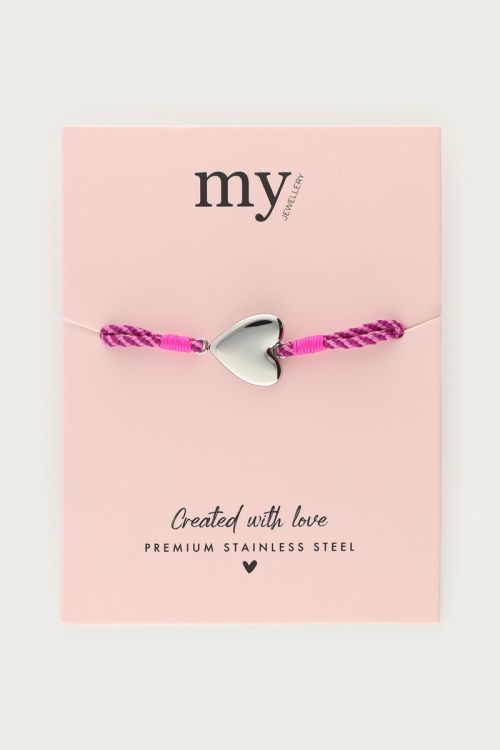 Sunrocks rope bracelet heart | My Jewellery