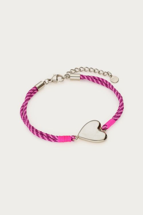 Sunrocks rope bracelet heart | My Jewellery