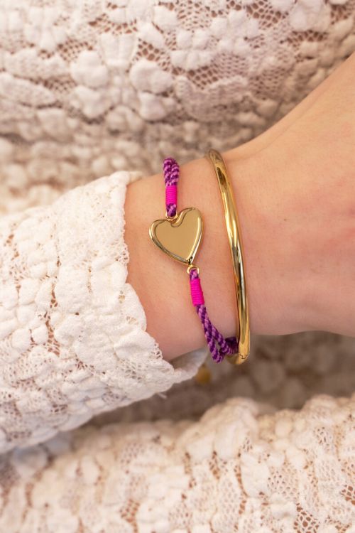 Sunrocks rope bracelet heart | My Jewellery
