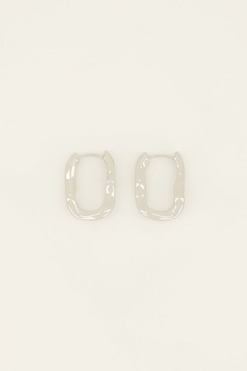 Swirl oorhangers ovaal | My Jewellery
