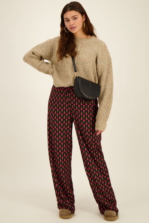 Taupe knitted jumper | My Jewellery