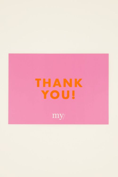 Thank you card  | My Jewellery