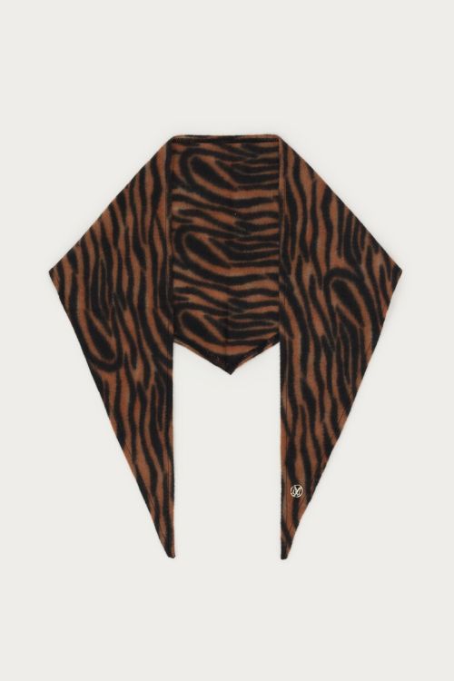 Tiger print triangle scarf | My Jewellery
