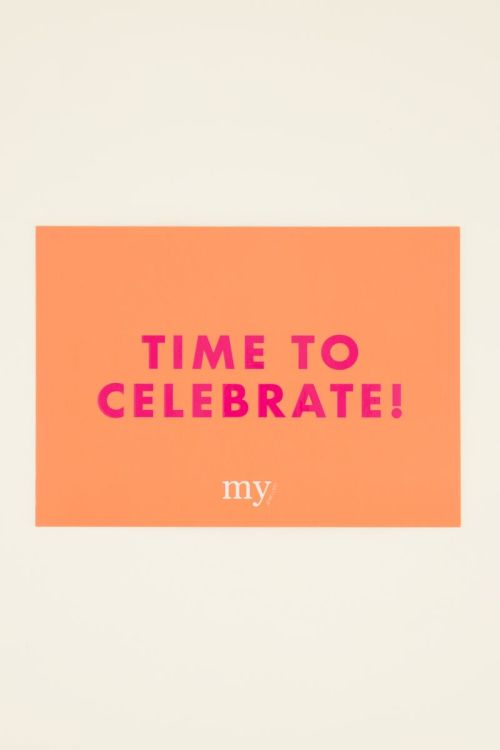 Time to celebrate card | My Jewellery