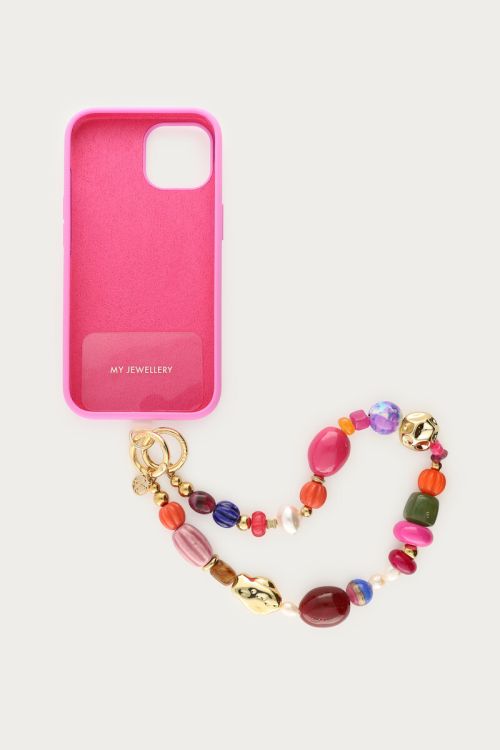 Transparent phone cord attachment | My Jewellery
