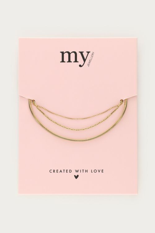 Triple minimalist chain bracelet | My Jewellery