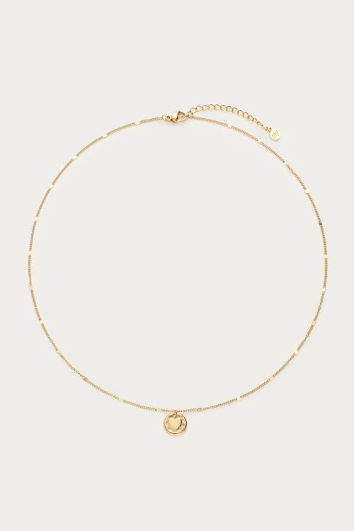 Unconditional love necklace "hammered heart"