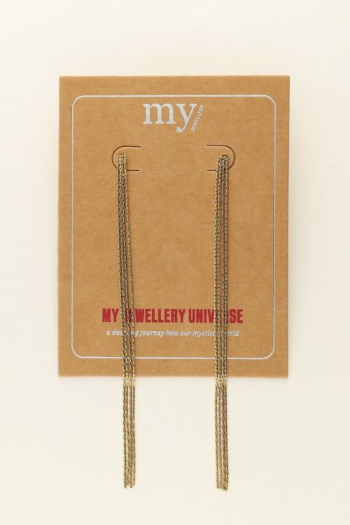Universe long earrings with multiple chains | My Jewellery