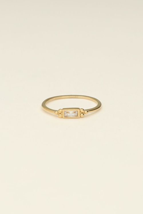 Universe minimalist ring with rhinestone | My Jewellery