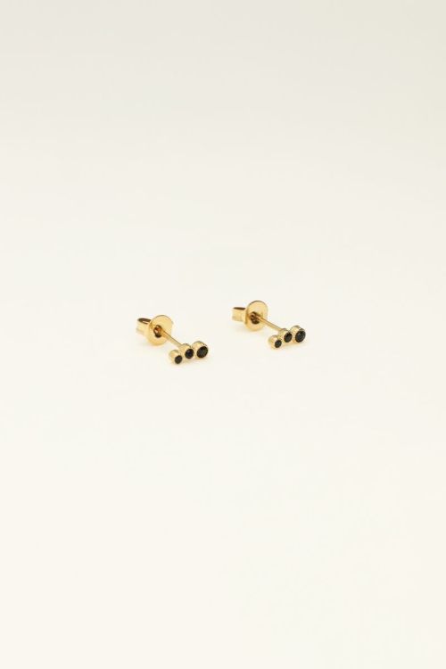Universe studs with black circles | My Jewellery