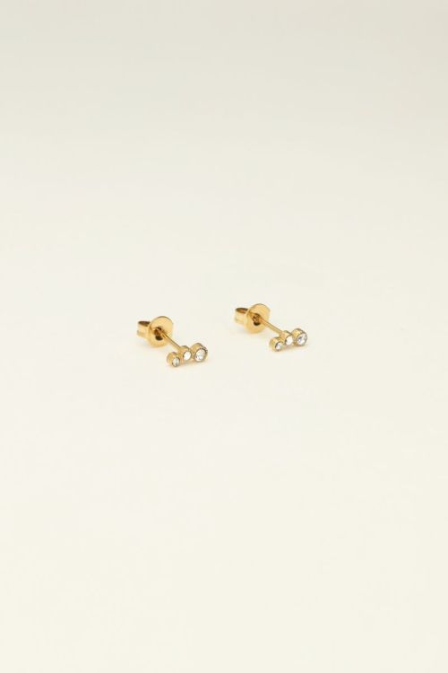 Universe studs with silver circles | My Jewellery