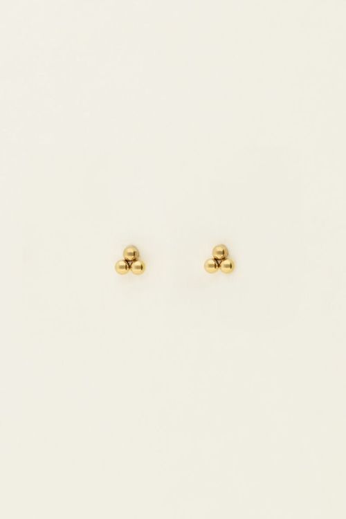 Universe studs met drie bolletjes