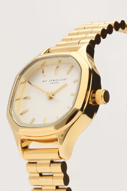 Vintage hexagon watch with chain band | My Jewellery