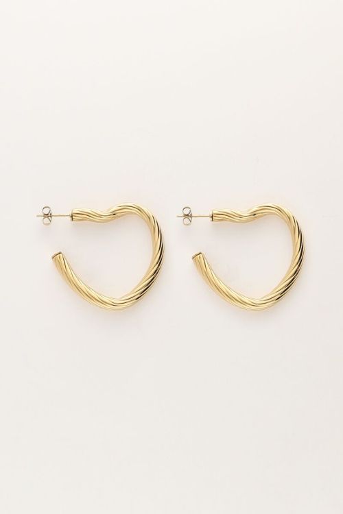 Vintage earrings with open hearts | My Jewellery