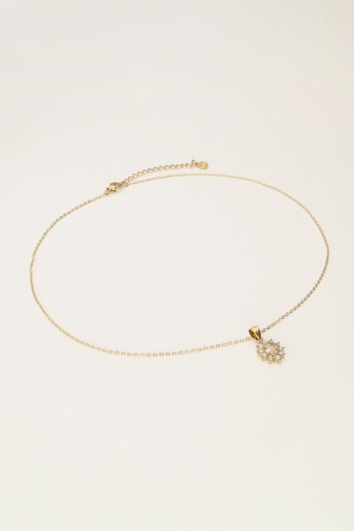 
Vintage necklace with transparent rhinestones | My Jewellery
