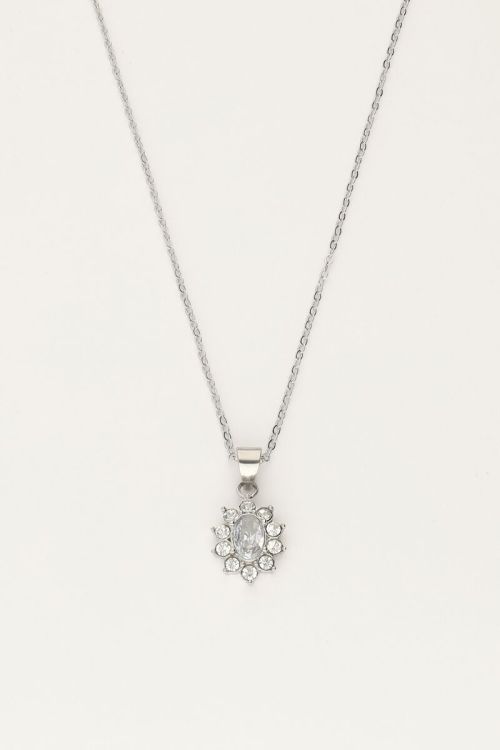 
Vintage necklace with transparent rhinestones | My Jewellery
