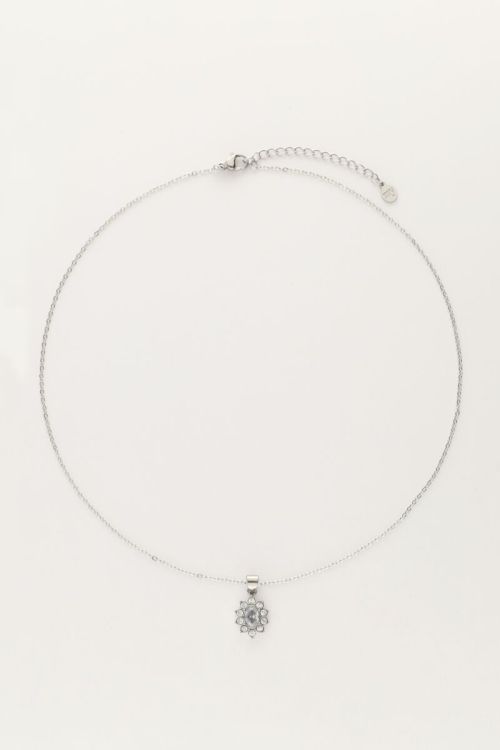 Vintage necklace with transparent rhinestones | My Jewellery
