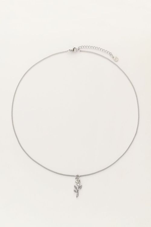 Vintage necklace with flat rose | My Jewellery