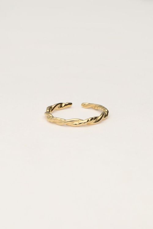 Vintage Ring mit großem Twist