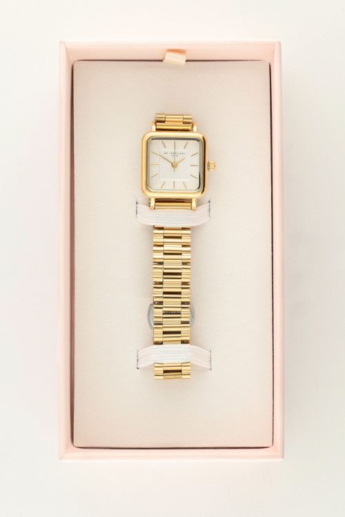 Vintage square watch with chain band | My Jewellery