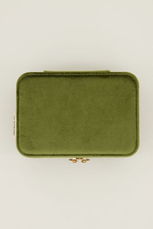 Vintage green velvet jewellery box | My Jewellery