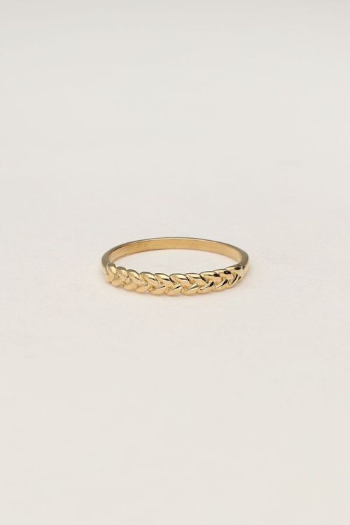 Vintage braided minimalistic ring | My Jewellery