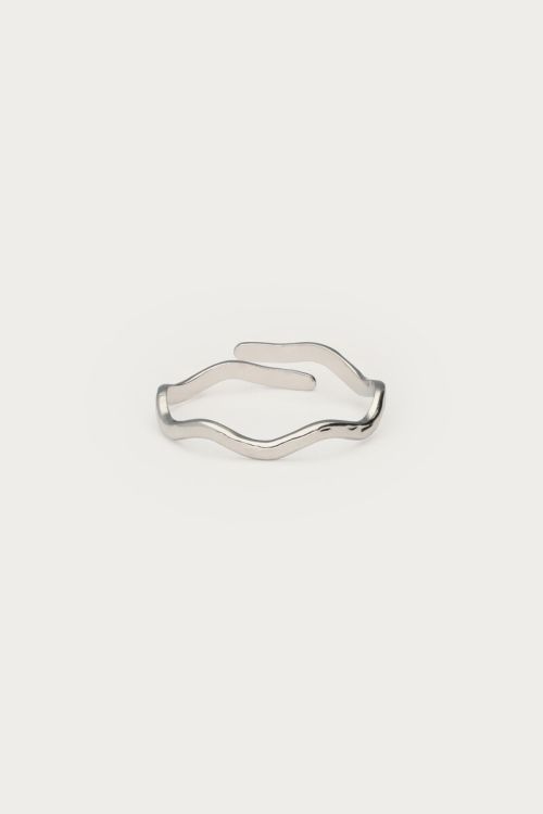 Bague motif vague