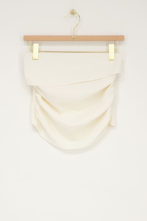 White corset top draped | My Jewellery