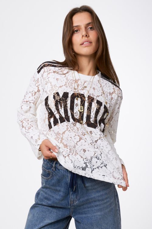 White lace top "Amour" | My Jewellery