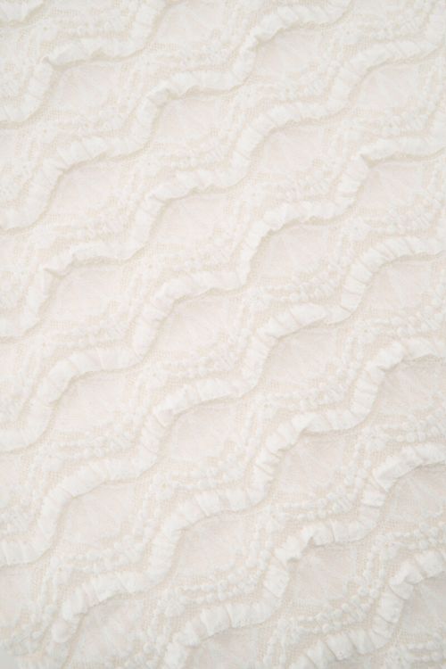 White lace top with trumpet sleeves | My Jewellery