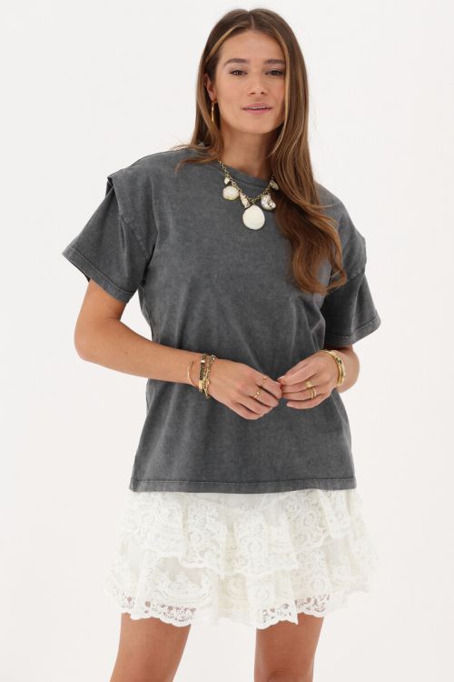 White short skirt with lace | My Jewellery