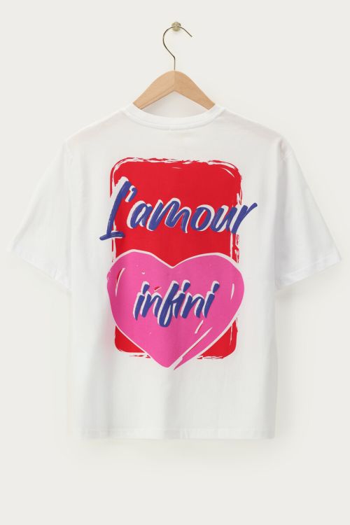 White T-shirt "L'amour infini" | My Jewellery