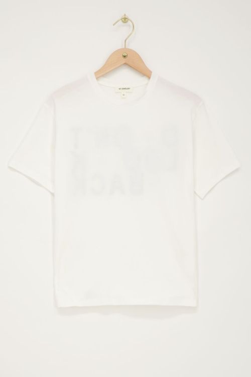 White T shirt don t look back My Jewellery