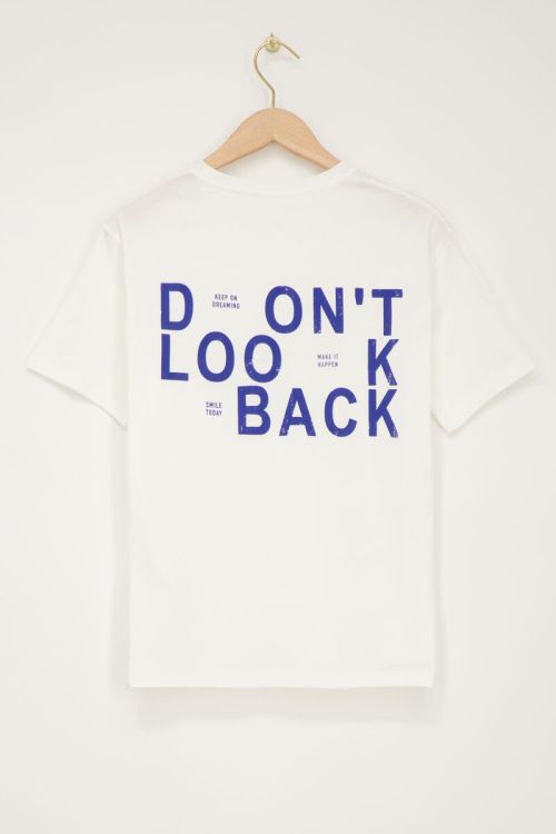 White T-shirt don't look back | My Jewellery
