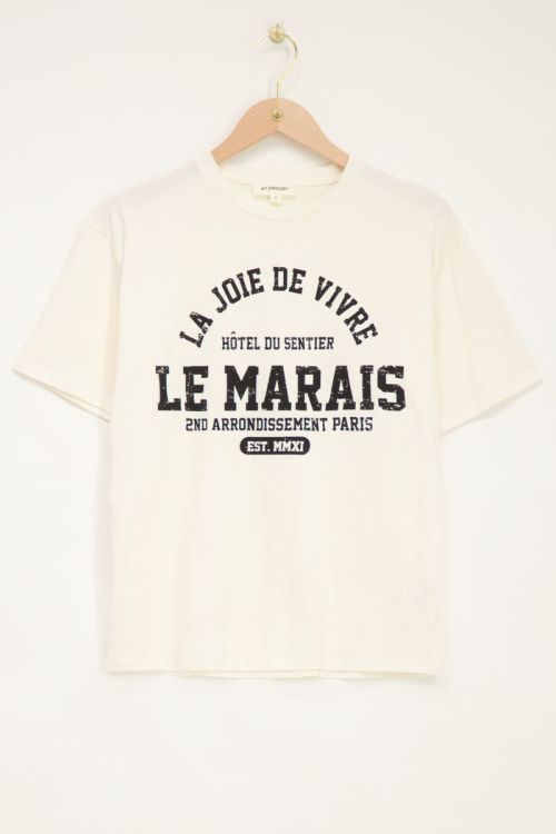 White t-shirt le marais | My Jewellery
