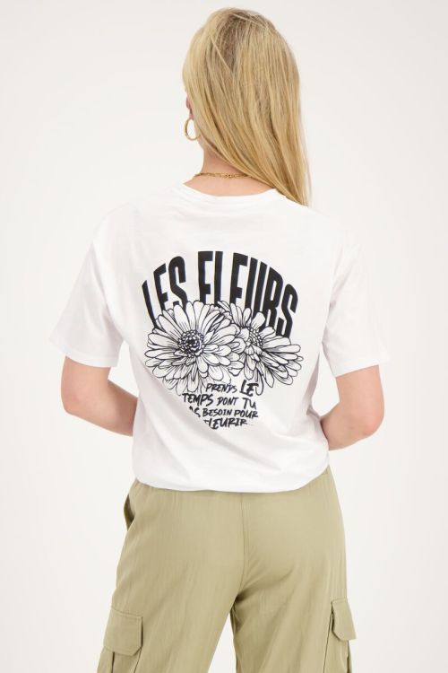 White T-shirt ''Les fleurs'' | My Jewellery