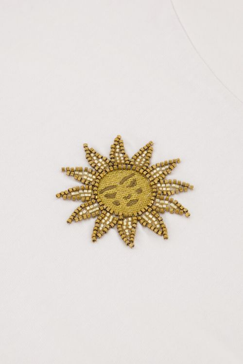 White T-shirt with sun | My Jewellery