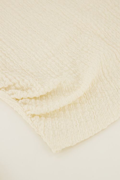 White long sleeve top with texture | My Jewellery