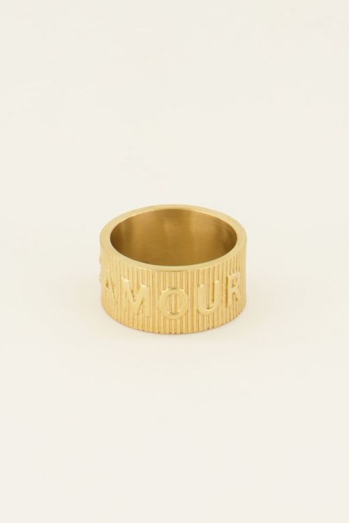 Brede ring l'amour tekst | My Jewellery